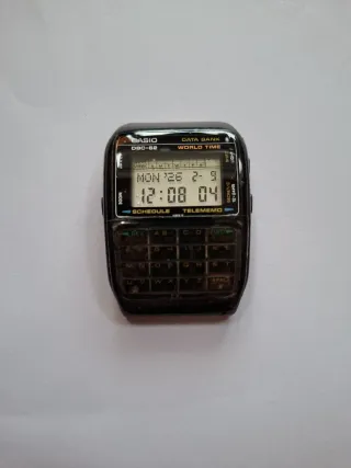 Casio DBC-62 Data Bank Reloj /JAPAN C