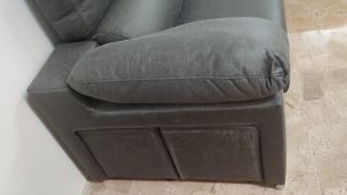 Chaiselongue extraíble AL SUELO con arcón Y 2 POUF