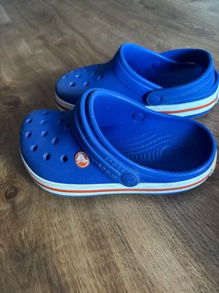 Zuecos Crocs Crocband Azul J I