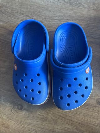 Zuecos Crocs Crocband Azul J I