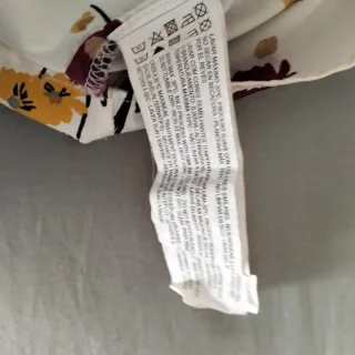 Blusa floral manga acampanada