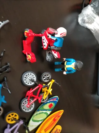 Playmobil: Bicicletas, Motos y Figuras