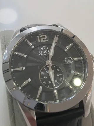Reloj Jaguar Caballero Caja y Correa Negra