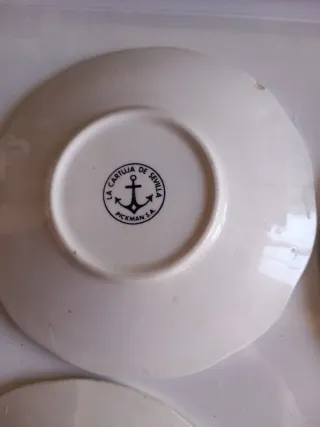 Juego de café Cartuja de Sevilla 4 servicios