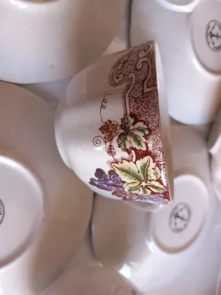 Juego de café Cartuja de Sevilla 4 servicios