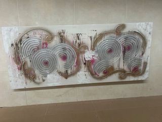 Cuadro Decorativo Metal y Plástico