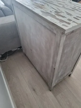 Cajonera de madera multicolor