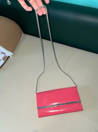 Bolso Bijoux Brigitte Rosa y Plateado