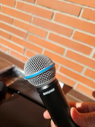 Microfono Shure BLX24R/SM58 Nero