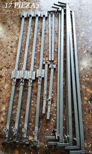 Parada de hierro para mercadillo 3x3