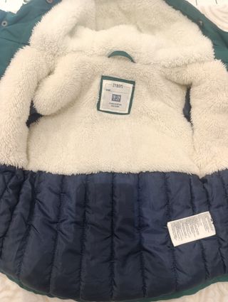 Chaqueta verde borreguillo 18-24 meses