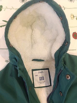 Chaqueta verde borreguillo 18-24 meses