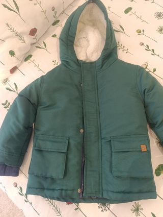 Chaqueta verde borreguillo 18-24 meses
