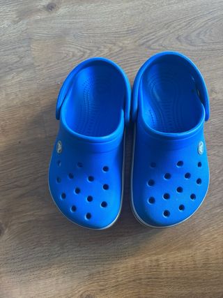 Zuecos Crocs Crocband Azul NIÑO J I