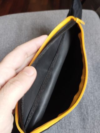 Marsupio Ceres Nero Giallo Unisex Nuovo