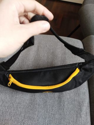 Marsupio Ceres Nero Giallo Unisex Nuovo