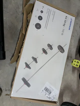 Kit Musculació 50kg Decathlon