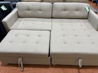 Sofá Cama Beige con Arcón