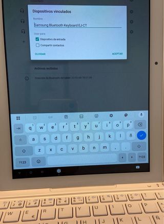 Teclado Bluetooth Samsung Galaxy Tab S 8.4