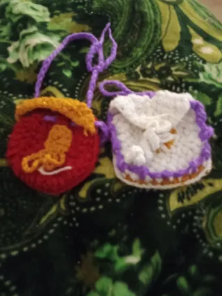 Llaveros crochet bebé