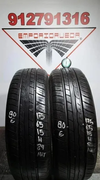 175 65 15 H DUNLOP RUEDA AL 90% VIDA UTIL