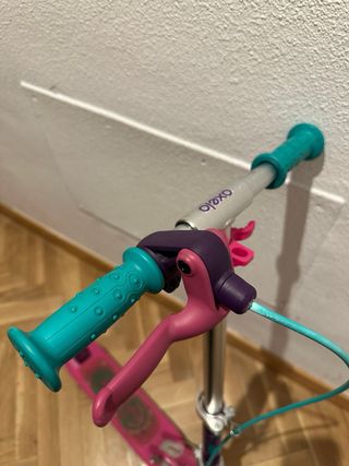 Patinete Oxelo rosa y morado