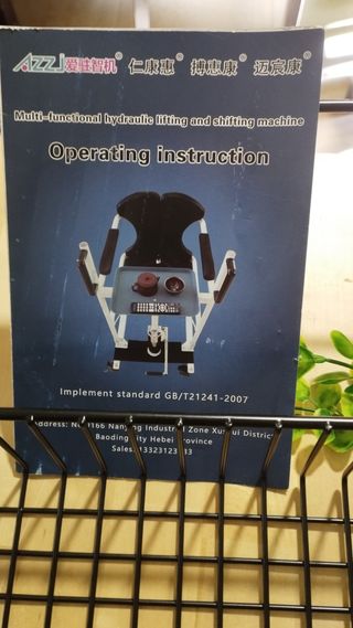 Bomba Hidráulica Silla Movilidad reducida