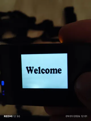 Grabadora de video negra. 1080P. HD DV wáter 30 m.