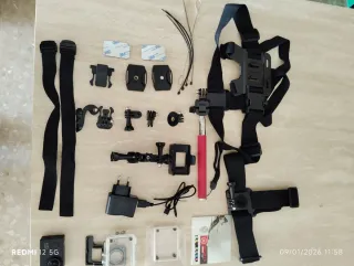 Grabadora de video negra. 1080P. HD DV wáter 30 m.