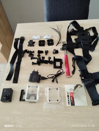 Grabadora de video negra. 1080P. HD DV wáter 30 m.