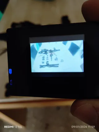 Grabadora de video negra. 1080P. HD DV wáter 30 m.