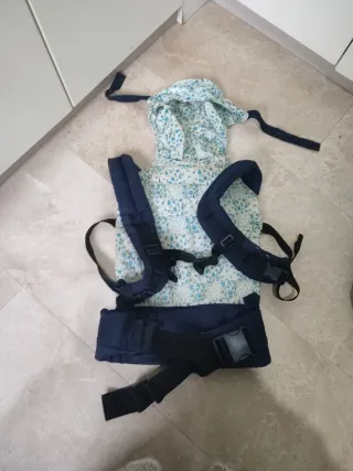 Mochila portabebés azul