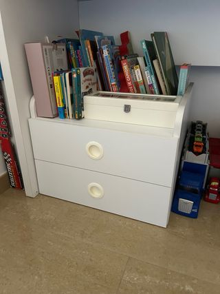 Cama nido con cajones y escritorio