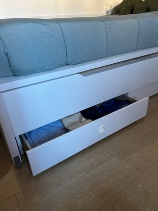 Cama nido con cajones y escritorio
