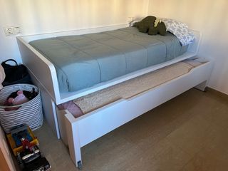 Cama nido con cajones y escritorio