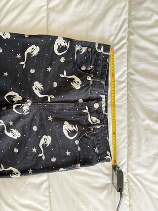 Zara Jeans Donna Vita Alta Fantasia Sirene