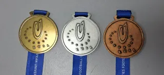Serie 3 Medallas Fútbol Univ. Europeos Almería 201