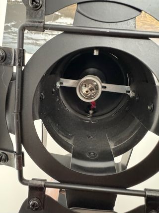 Lámpara Industrial Trípode Madera y Metal