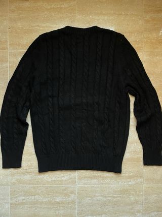Jersey Polo Ralph Lauren Negro Cable Knit