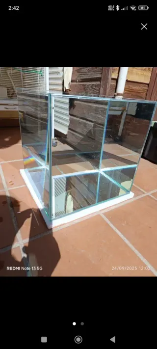 Acuario urna pecera con forma de Cubo de 64L Nuevo