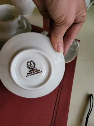 Juego de café de porcelana