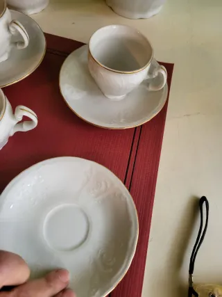 Juego de café de porcelana