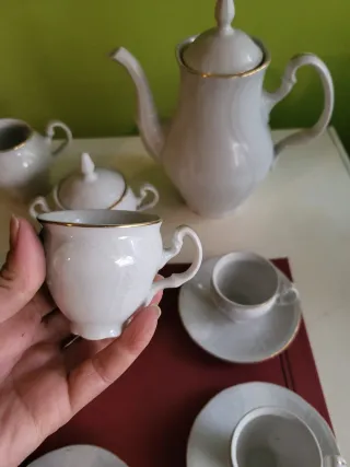 Juego de café de porcelana