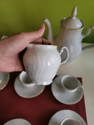 Juego de café de porcelana