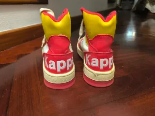 Zapatillas Kappa Basket Vintage Rojas y Blancas