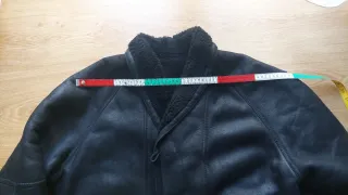 Originale Shearling Uomo Vintage Nero,bellissimo.