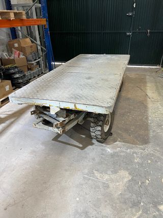 Remolque plataforma metálico