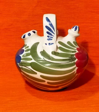 Botijo de cerámica de Talavera de la Reina