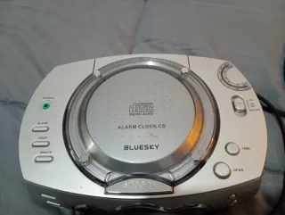 Radio Despertador CD Bluesky Plata