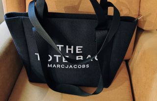 Bolso Tote Bag Marc Jacobs Negro logo bordado